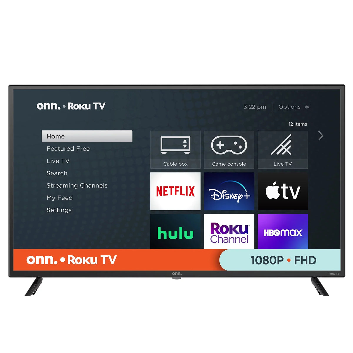 onn. 40” Class FHD (1080P) LED Roku Sizemart TV (100097810)