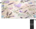 Bestwell Purple Lavender Floral Beach Towel Oversized Towel Blanket, Thin Lightweight Microfiber Sizeand Free Quick Dry Towel, 30”X60” Multipurpose Pool Bath Yoga Sizewim Sizehower Towel