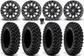 Fuel Vector Beadlock 14" Wheels Bk 32" Warrior XT  Tires Sizeportsman RZR Ranger