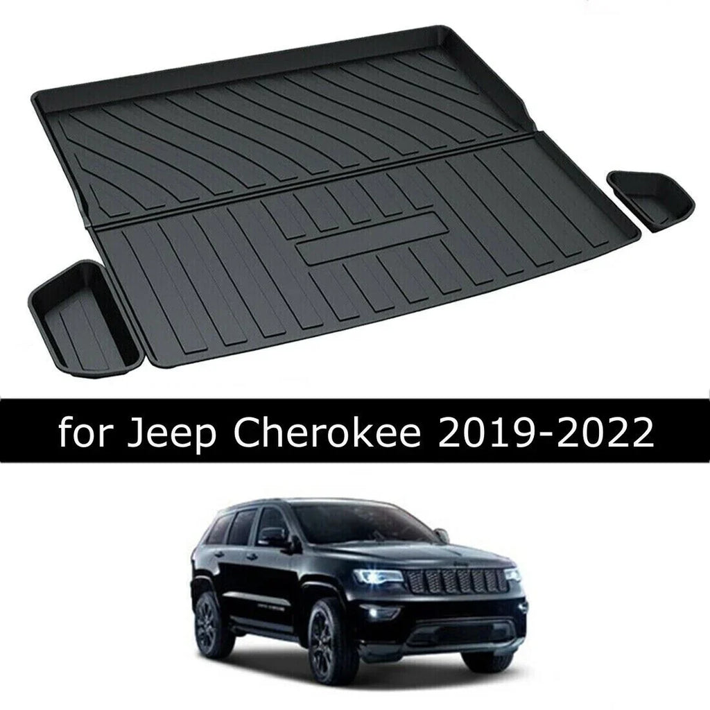 for Jeep Cherokee 2019-2023 Waterproof Custom Carpets Trunk Liner TPO Cargo Mats