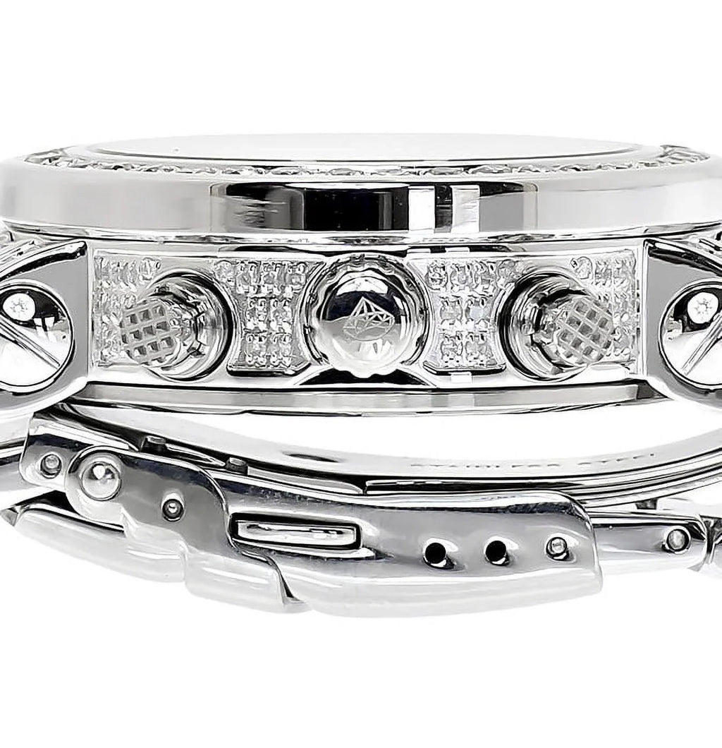 Ladies Ivory Icetime Platinum Diamond Watch PT 01(3 ct)
