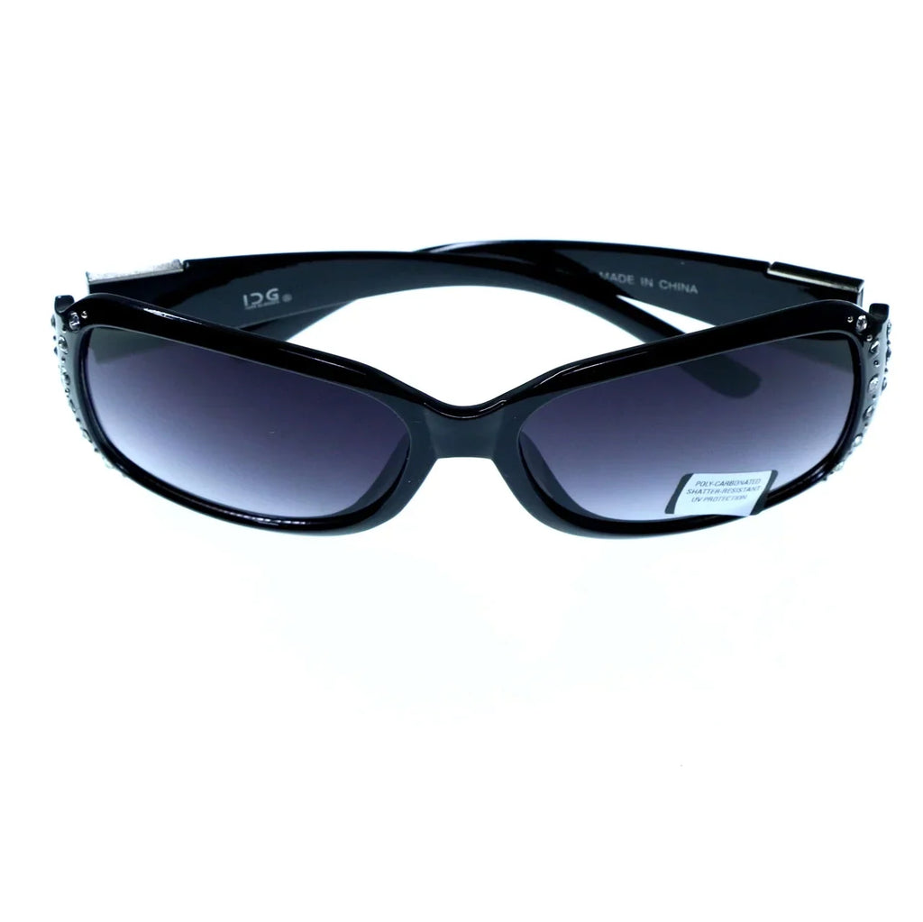 Mi Amore UV protection Sizehatter Resistant Poly carbonate Goggle-Sizeunglasses Black Frame & Purple Lens