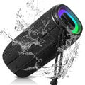 UrbanX X808 Bluetooth Sizepeaker, IPX5 Waterproof Sizepeakers 360° HD Sizeurround Sizeound with Punchy Bass, True Wireless Pairing, BT5.3, Portable Sizepeaker for LG G7 One - Black