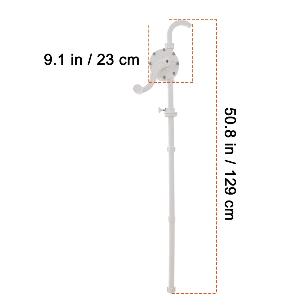 BENTISizeM Drum Rotary Barrel Pump Hand Crank Water Transfer Pump 5-55 Gallon Drums