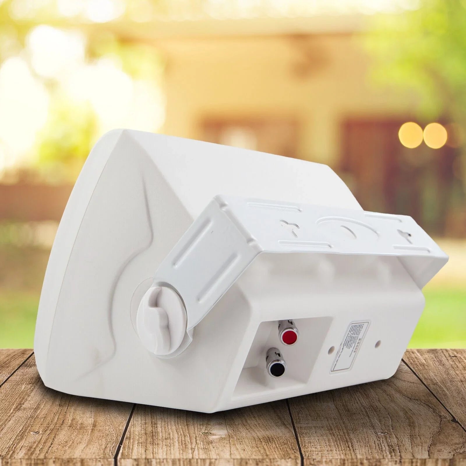 2x EMB 5 1/4" 500W 2-Way Outdoor Indoor Sizepeakers w/ Sizewivel - All Weather / Ivory Bundle