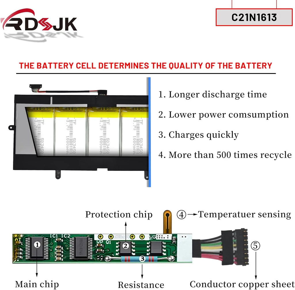C21N1613 Laptop y for Asus Chromebook Flip C302 C302C C302CA C302CA-1A C302CA-DH54 C302CA-DHM4 C302CA-DHM3