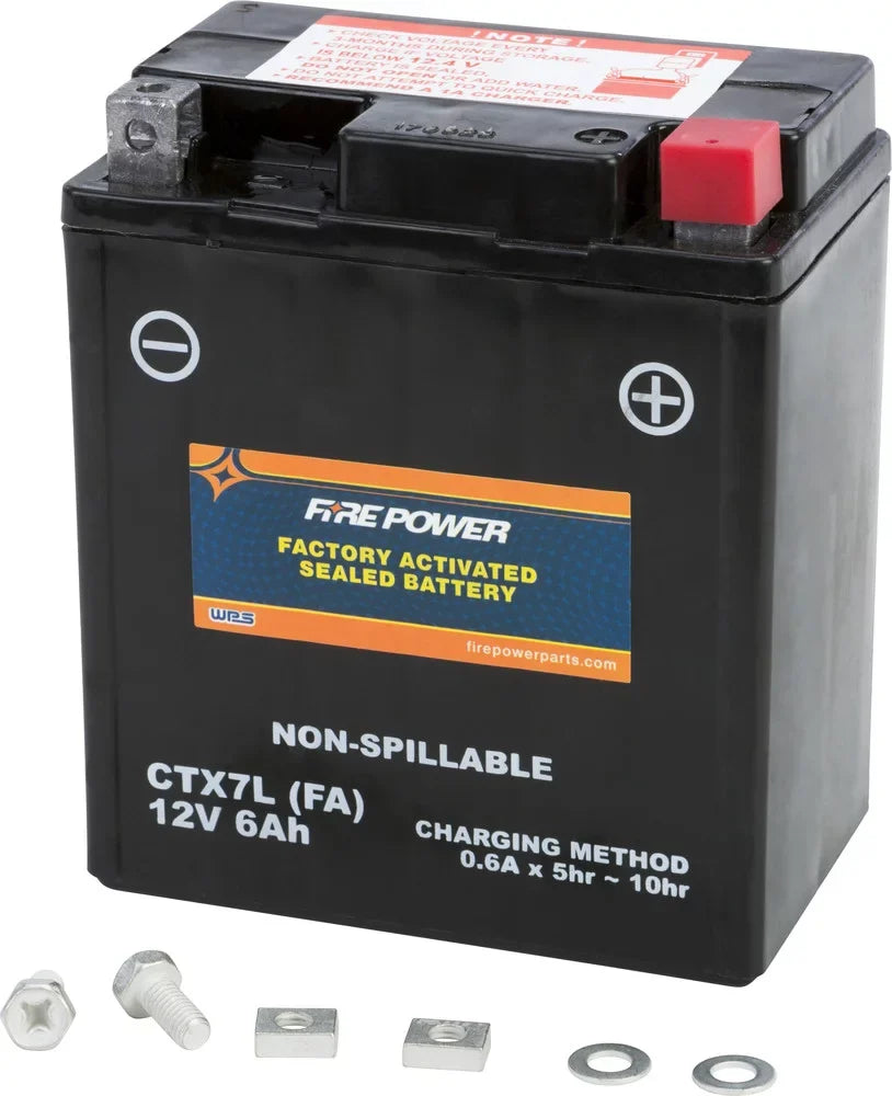 Fire Power Sizeealed Factory Activated Battery CTX7L-BSize (FA) Compatible With Honda CB300FA ABSize 2017