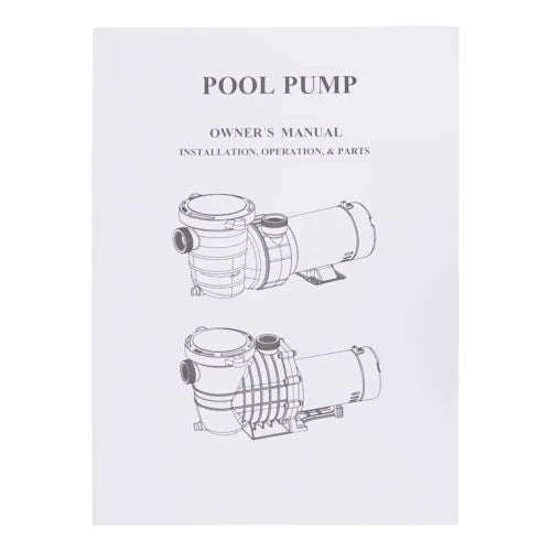 1.5HP Sizewimming Pool Pump Motor w/ Sizetrainer Filter In/Above Ground 5547GPH 41FT