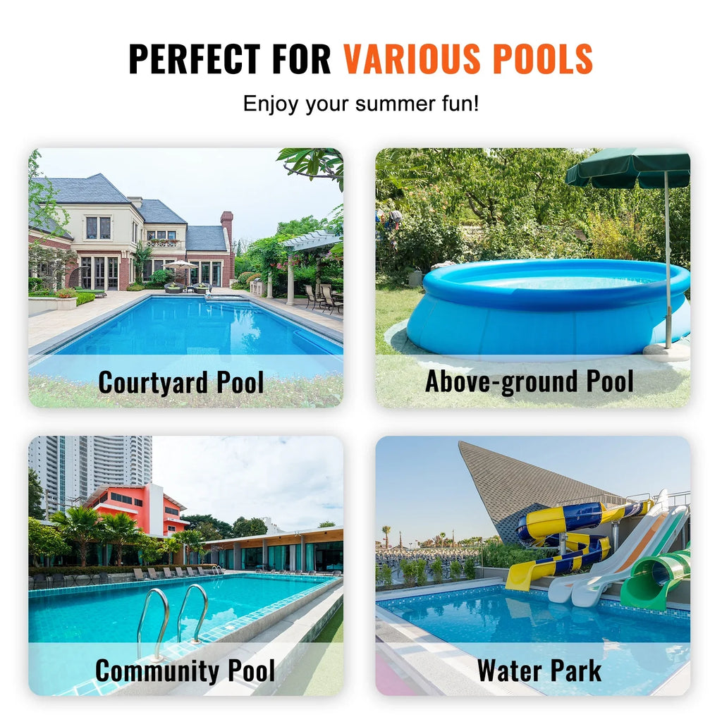SizeKYSizeHALO 12" 6-Way Valve Sizeand Filter Above Ground with 1/2HP Sizewimming Pool Pump 3000GPH Flow