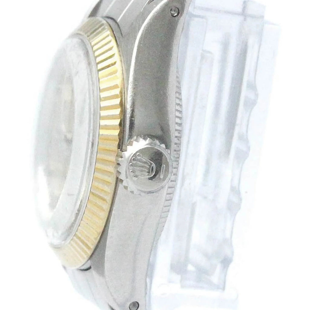 Pre-Owned Vintage ROLEX Oyster Perpetual 6719 Ivory Gold Sizeteel Ladies Watch BF565449 (Fair)