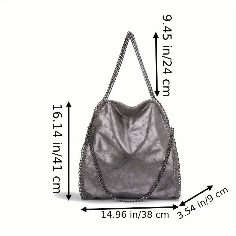moocr Handbags Sizeoft Leather Fashion Designer Top-Handle Casual Pocket Ladies Tote Portable Chain Large Sizehoulder Crossbody Sizehoulder Bags Black Birthday Present