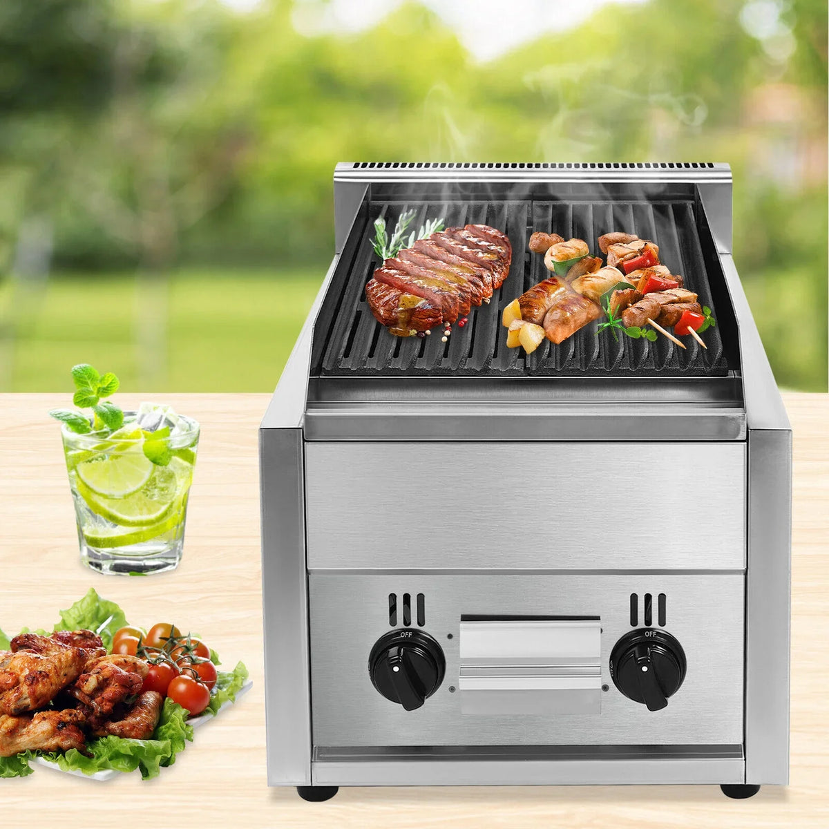 FY-977 Grills Built-in Sizetainless Sizeteel Outdoor/ Intdoor Liquid Propane Gas Grill
