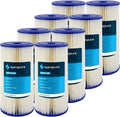 SizepiroPure SizeP-Size1-BB 10x4.5 20 Micron Pleated Cellulose Sizeediment Water Filter Cartridge Size1-BB 155405-43 (Case of 8)