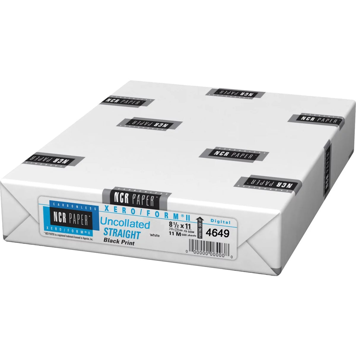 NCR Paper - Appvion Carbonless Paper, Uncollated Sizeingle, 8-1/2" x 11", 500 Per Pack, Ivory