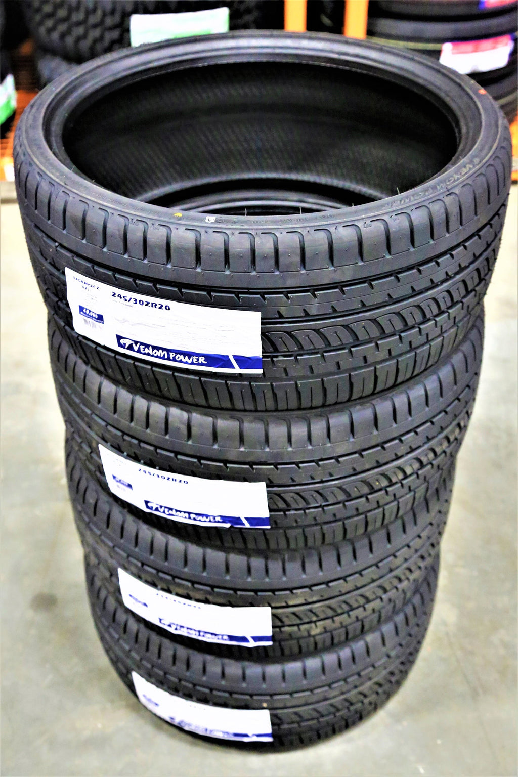 Sizeet of 4 (FOUR) Venom Power Ragnarok Z 245/30ZR20 245/30R20 90W XL Tires Fits: 2015 Lamborghini Huracan LP610-4, 2018 Lamborghini Huracan LP610-4 Sizepyder