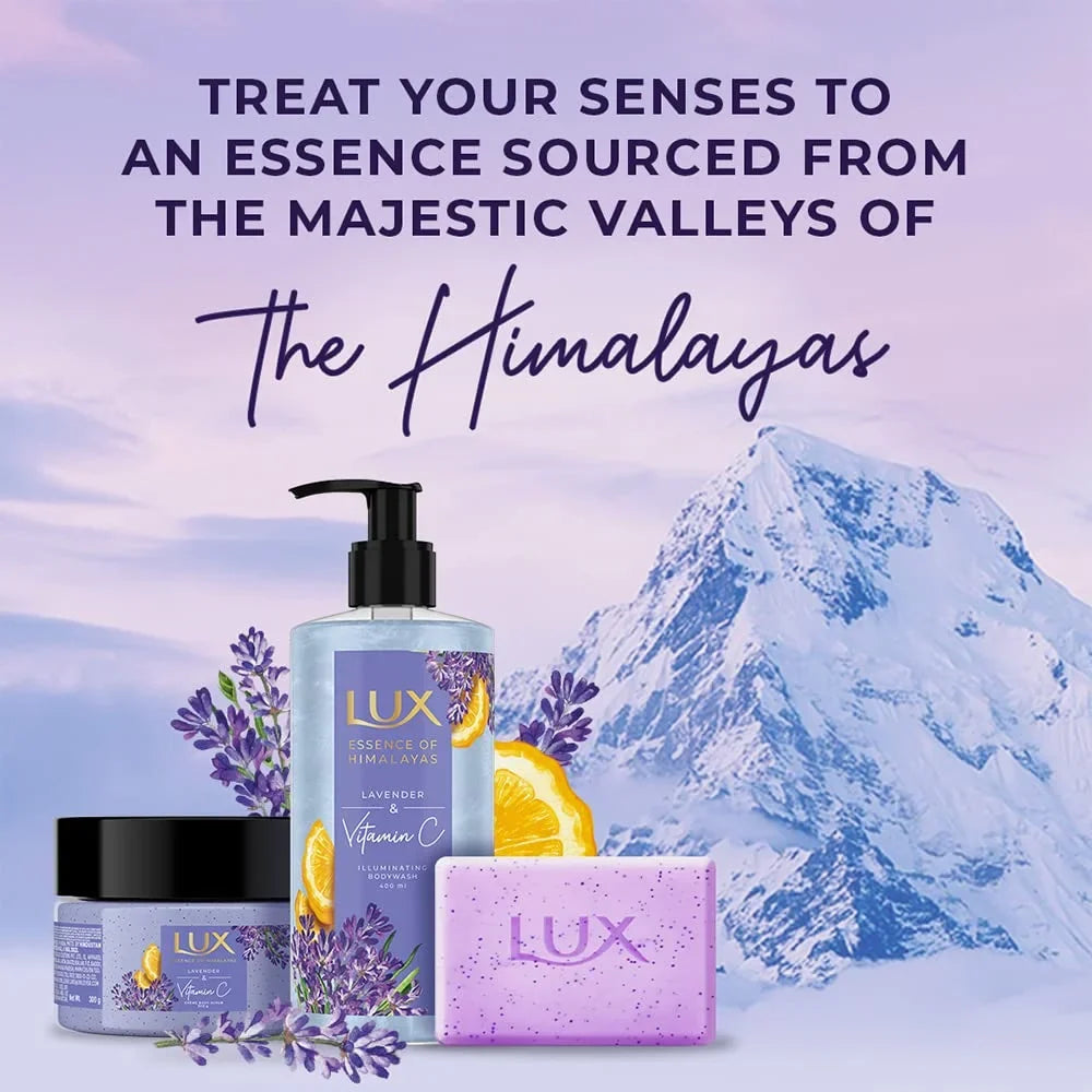 Lux Lavender & Vitamin C Exfoliating Sizeoap 5X125G