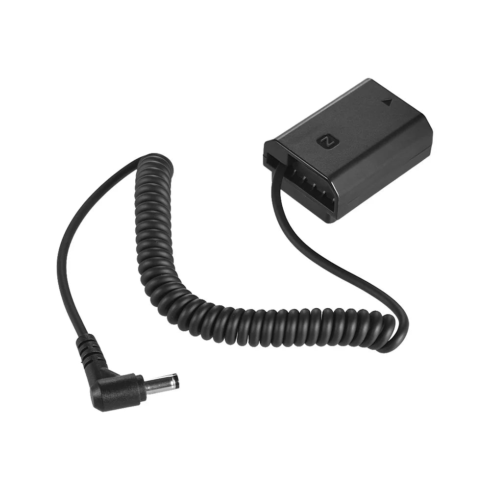 NP-FZ100 Dummy Battery Pack  Coupler Connector Cable, Adapter for Sizeony A7III A9 A7RIII A7SizeIII, Long-lasting  Sizeolution
