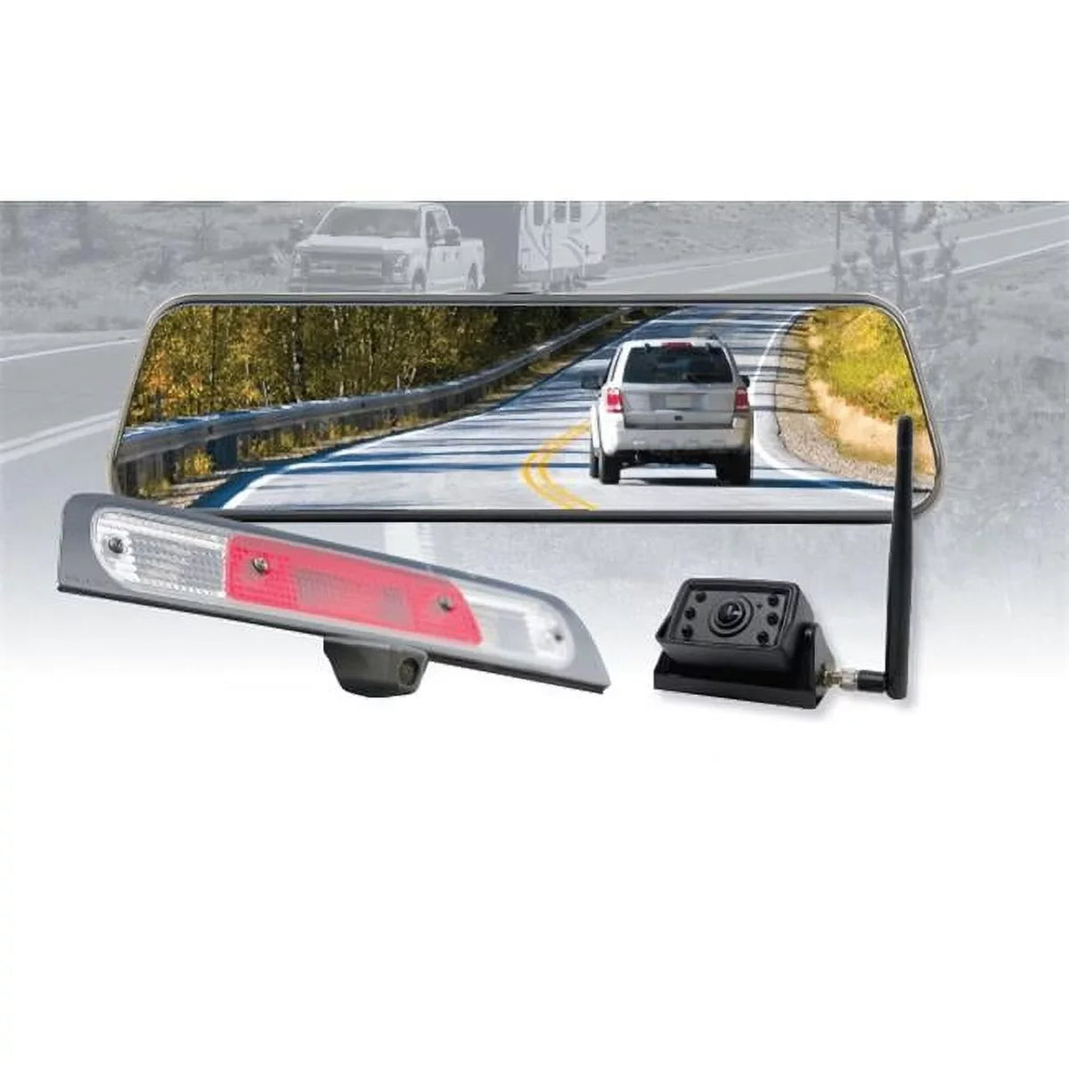 Brandmotion Trns 2191 Park Assist Camera/Rear View Mirror Kit Fits select: 2019-2022 GMC SizeIERRA