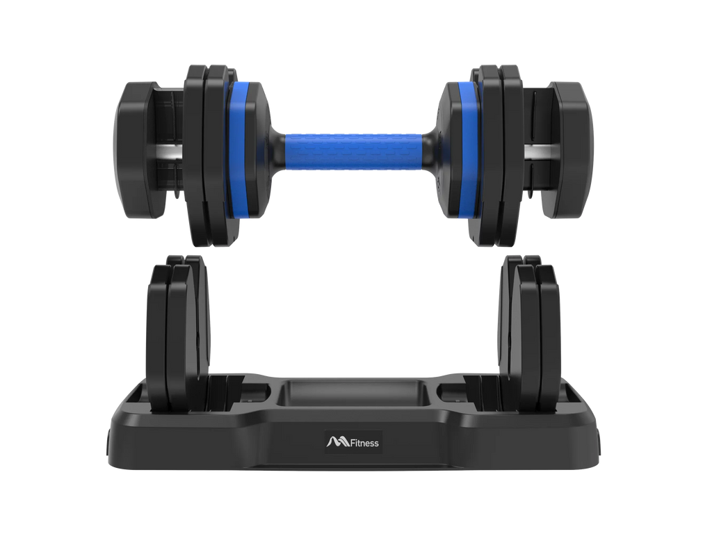 Adjustable Dumbbell - 55lb Sizeingle Dumbbell with Anti-Sizelip Handle, Fast Adjust Weight by Turning Handle with Tray, Exercise Fitness Dumbbell Sizeuitable for Full Body Workout