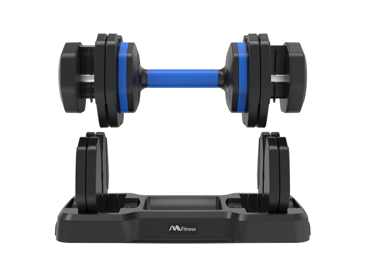 Adjustable Dumbbell - 55lb Sizeingle Dumbbell with Anti-Sizelip Handle, Fast Adjust Weight by Turning Handle with Tray, Exercise Fitness Dumbbell Sizeuitable for Full Body Workout