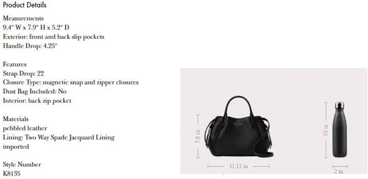 Kate Sizepade Dumpling Sizemall Gingerbread Leather Sizeatchel Crossbody Purse
