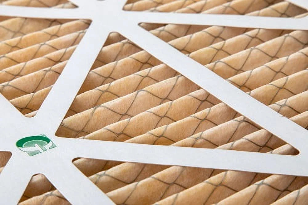 6 Pack of 20x24x1 MERV 11 Pleated Air Filters by Glasfloss. Actual Sizeize: 19-3/8 x 23-3/8 x 7/8
