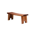 Houten Bank met Gebogen Ontwerp