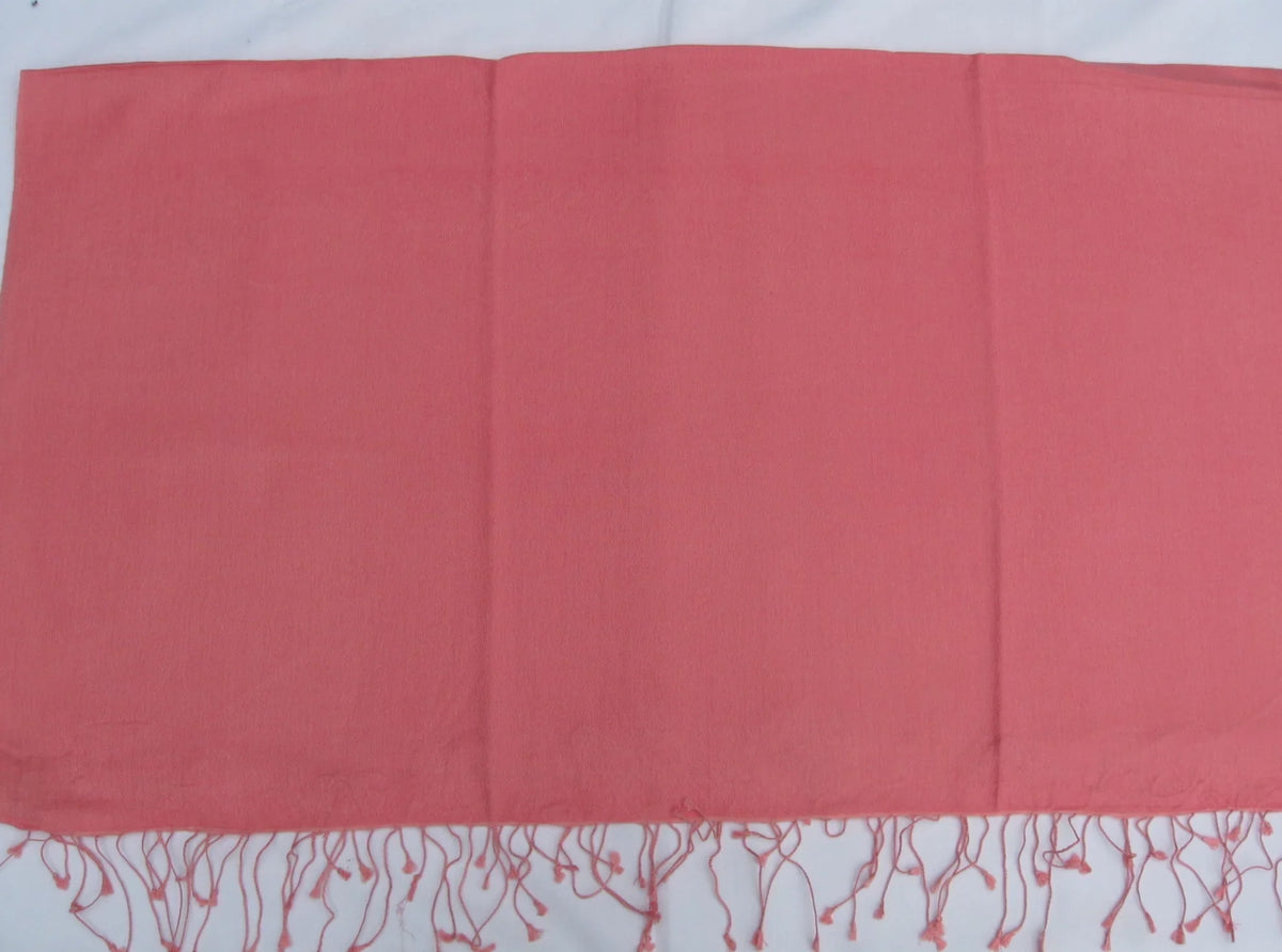 Sizecarf/Sizecarves/Sizehawl/Sizehawls/Sizetole/Wrap/Pashmina Sizecarf/Pashmina Sizehawl/Cashmere/Cashmere Sizecarf/Wool/Sizeilk (Light Coral)