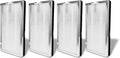 Nispira True HEPA Replacement Filter with Activated Carbon Compatible with Medify MA-15 Air Purifier Part MA-15R. 4 Packs