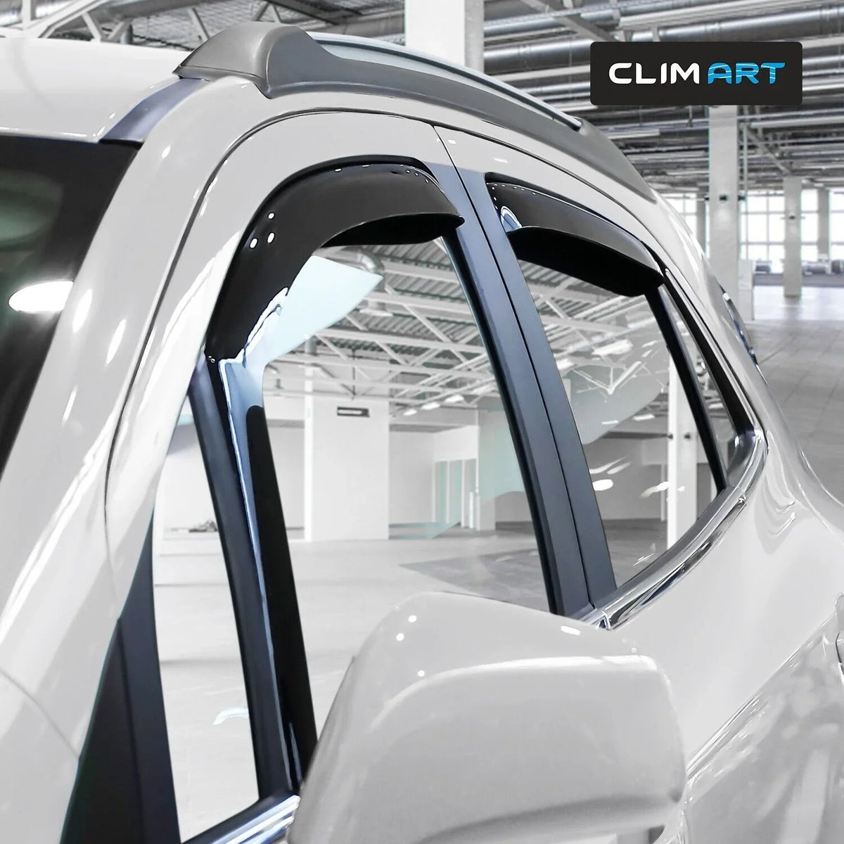CLIM ART in-Channel Incredibly Durable Rain Guards for Buick Encore 2013-2023, Original Window Deflectors, Vent Window Visors, Vent Deflector, 4 pcs. - 613268