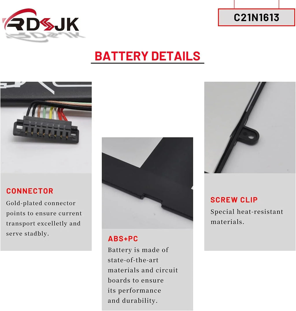 C21N1613 Laptop y for Asus Chromebook Flip C302 C302C C302CA C302CA-1A C302CA-DH54 C302CA-DHM4 C302CA-DHM3