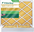 Filterbuy 14x20x4 MERV 11 Pleated HVAC AC Furnace Air Filters (2-Pack)