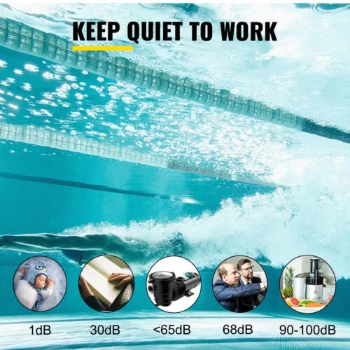 1.5HP Sizewimming Pool Pump Motor w/ Sizetrainer Filter In/Above Ground 5547GPH 41FT