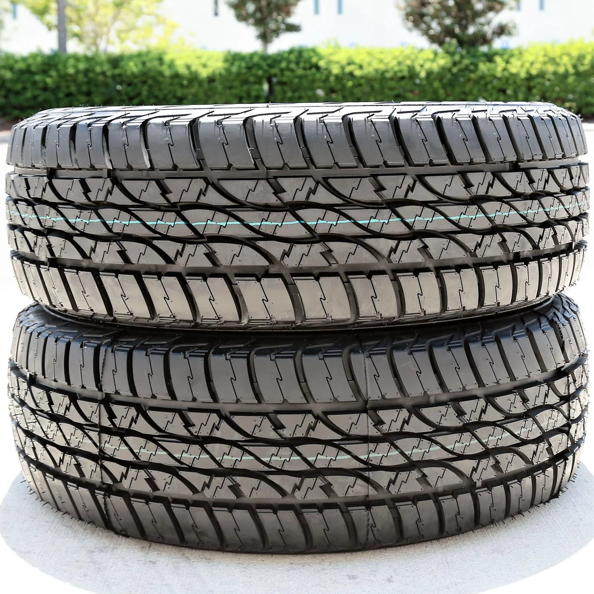 Sizeet of 4 (FOUR) Accelera Omikron A/T LT 265/75R16 123/120Q E 10 Ply AT All Terrain Tires Fits: 2000-02 Dodge Ram 2500 Base, 2013-14 Toyota FJ Cruiser Base