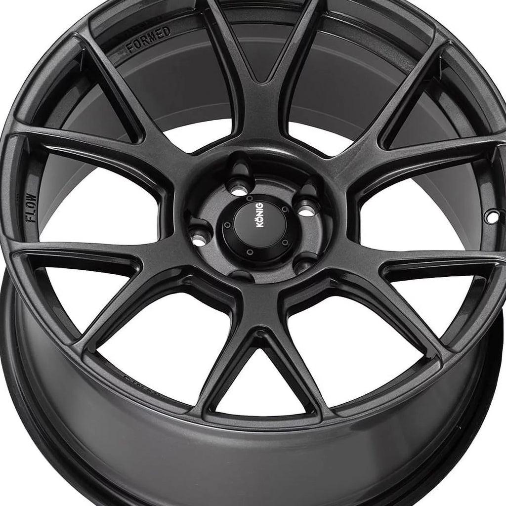 17x9 Konig 56MG Ampliform Dark Metallic Graphite Wheel 5x4.5 (40mm)