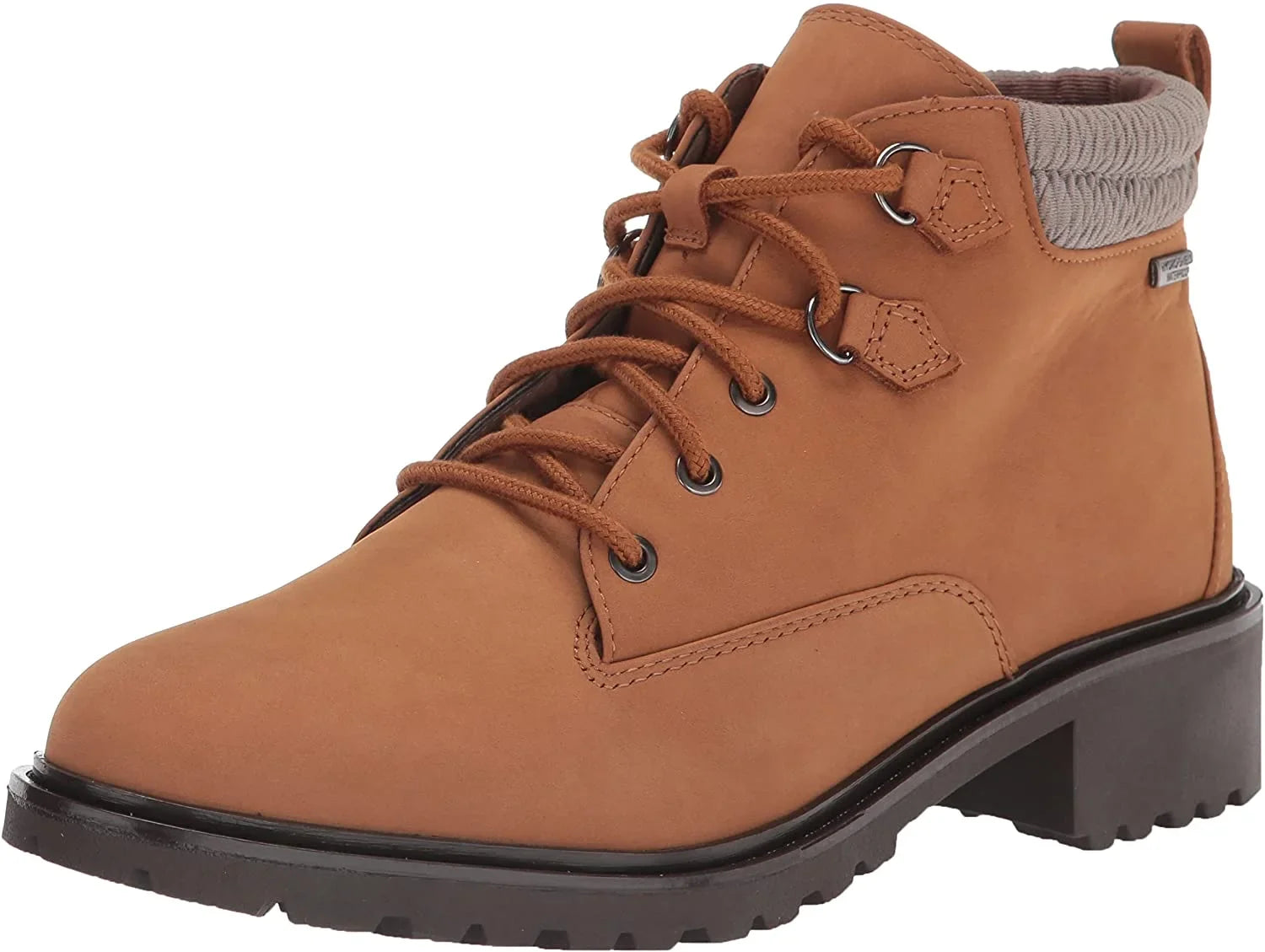 Rockport Womens Ryleigh Hiker Waterproof Hiking Boot 5 Wide Cashew Wp