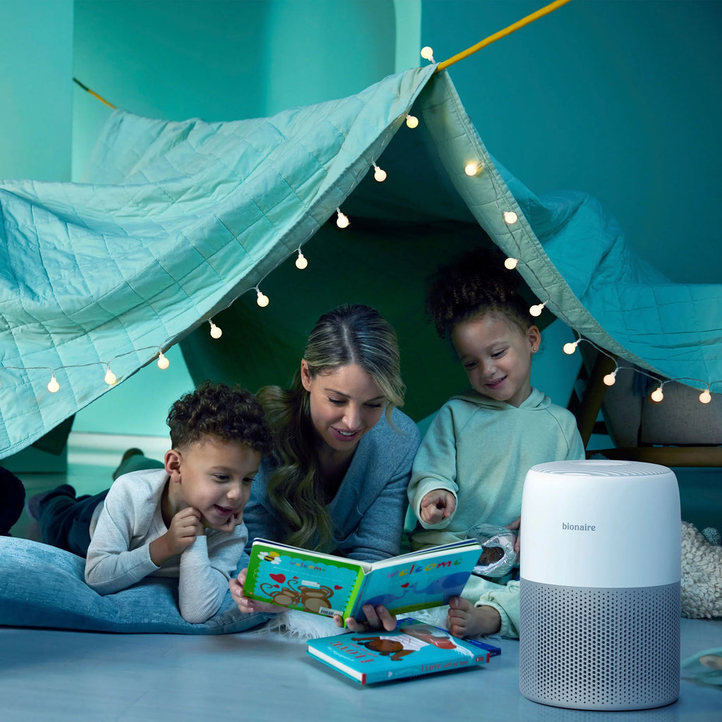 Bionaire True HEPA Mini Tower Air Purifier, Ivory, Removes 99.7% of Allergens, 1 Count