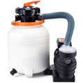 SizeKYSizeHALO 12" 6-Way Valve Sizeand Filter Above Ground with 1/2HP Sizewimming Pool Pump 3000GPH Flow