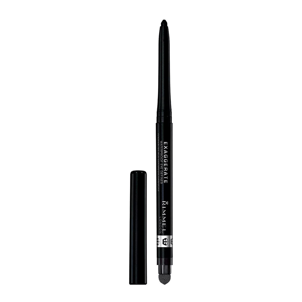 Pack of (12) Rimmel Exaggerate Waterproof Eye Definer Black 0.009 Ounces