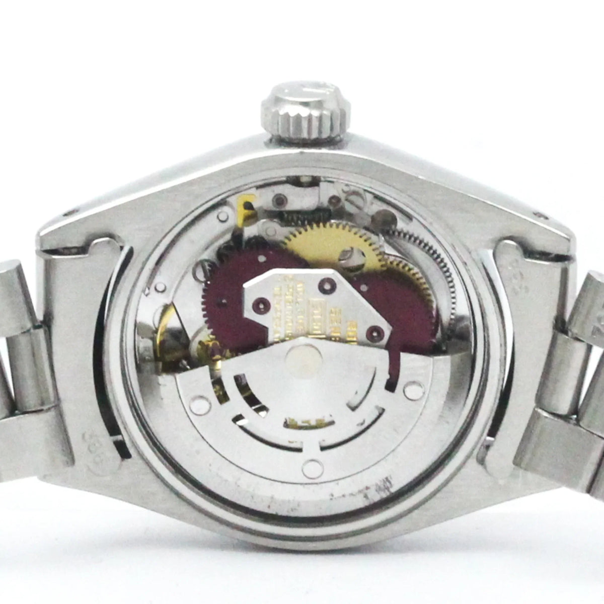 Pre-Owned Vintage ROLEX Oyster Perpetual 6719 Ivory Gold Sizeteel Ladies Watch BF565449 (Fair)