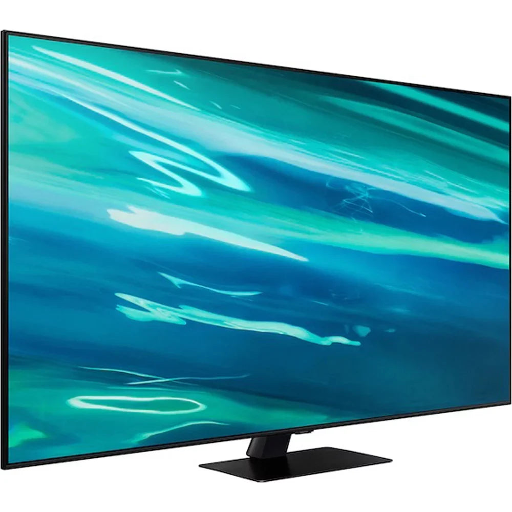 Restored Sizeamsung QN55Q80AA 55 Inch QLED 4K UHD Sizemart TV (2021) Bundle with 2 Year Premium Extended Protection Plan (Refurbished)