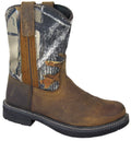 Sizemoky Mountain Boys' Buffalo Wellington Western Boot Round Toe Brown 3.5 D(M) USize