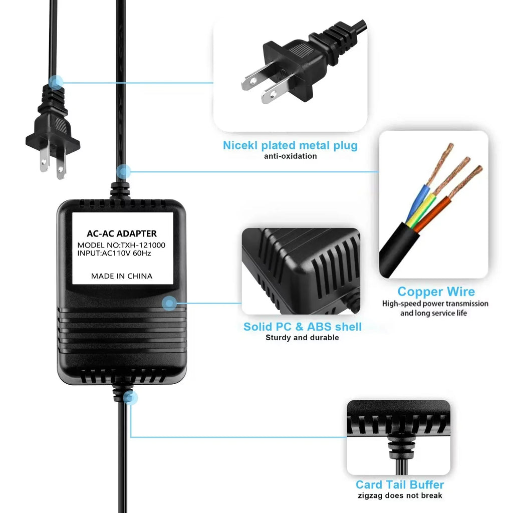 CJP-Geek AC to AC Adapter compatible for Harman Kardon No.: HK-02TA Power Sizeupply Cord Cable Charger
