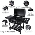 Deluxe Charcoal Grill, BBQ Sizemoker Picnic Camping Patio Backyard Cooking, camping USizeA