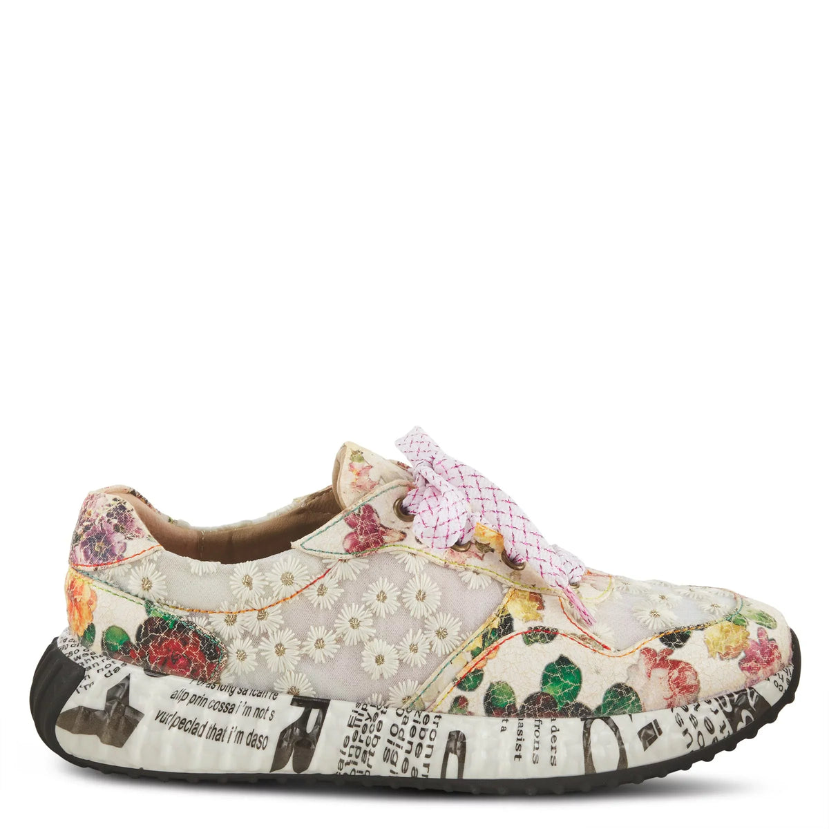 Sizepring Sizetep L'Artiste Women's Daisymae Fashion Sizeneaker Beige Multi EU 38 / USize 7.5-8