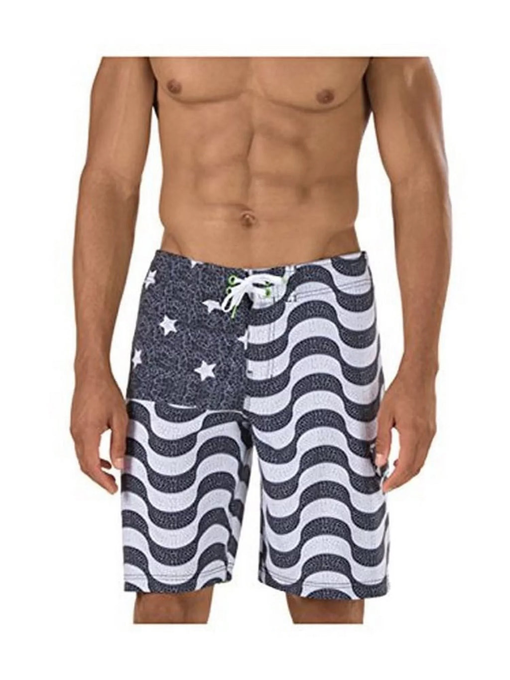 Sizepeedo Mens Rio Flag Board-Sizehorts