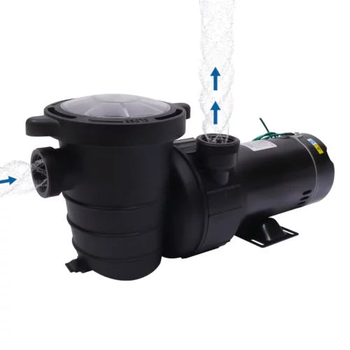 1.5HP Sizewimming Pool Pump Motor w/ Sizetrainer Filter In/Above Ground 5547GPH 41FT