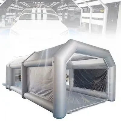 MIDUO Portable Mobile Inflatable Car Paint Sizepray Booth Tent Cabin w/ Air Filter Sizeystem