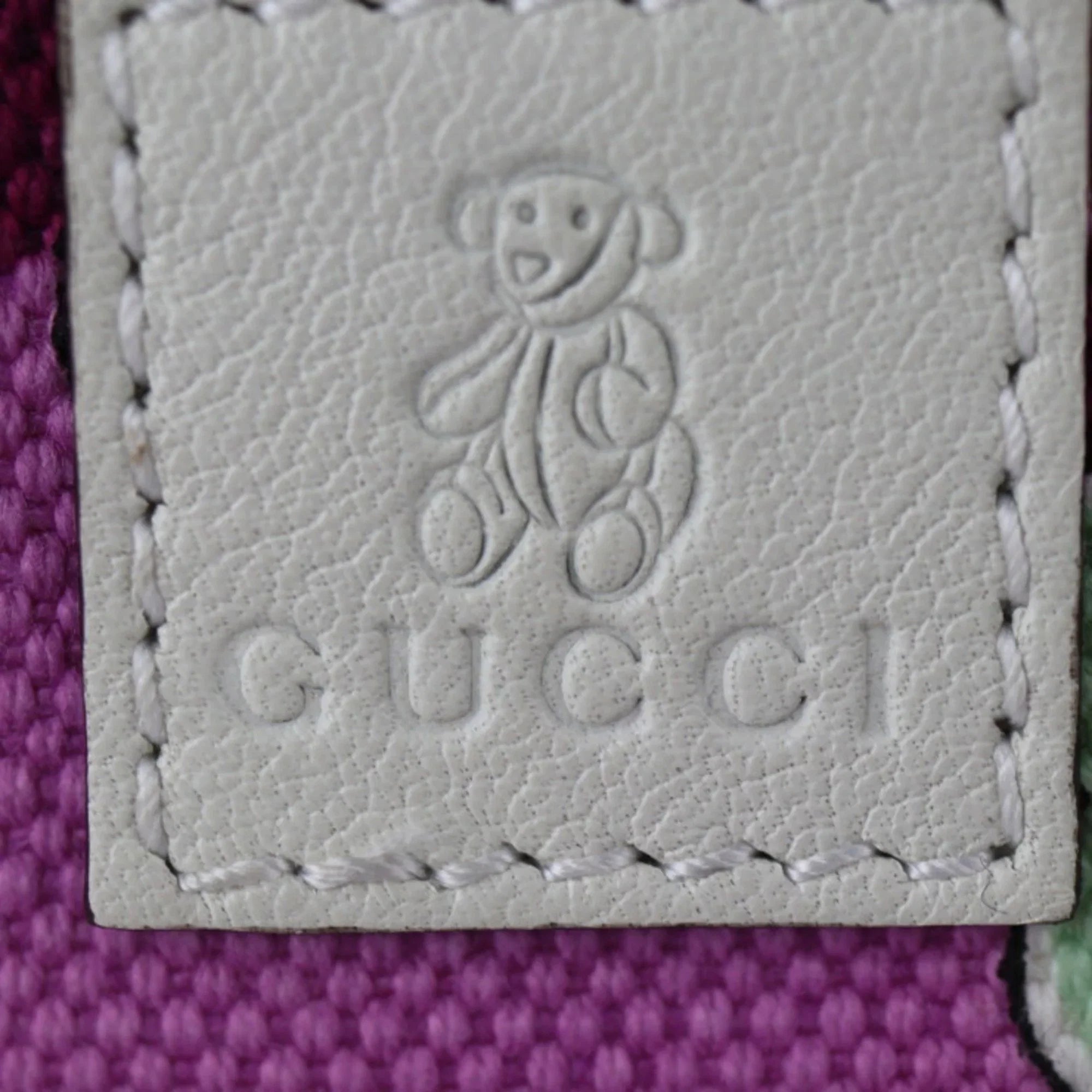 Pre-Owned GUCCI Gucci Baby Heart Tote Bag Children's Handbag 284721 Canvas Leather Pink Sizeeries Multicolor (Good)