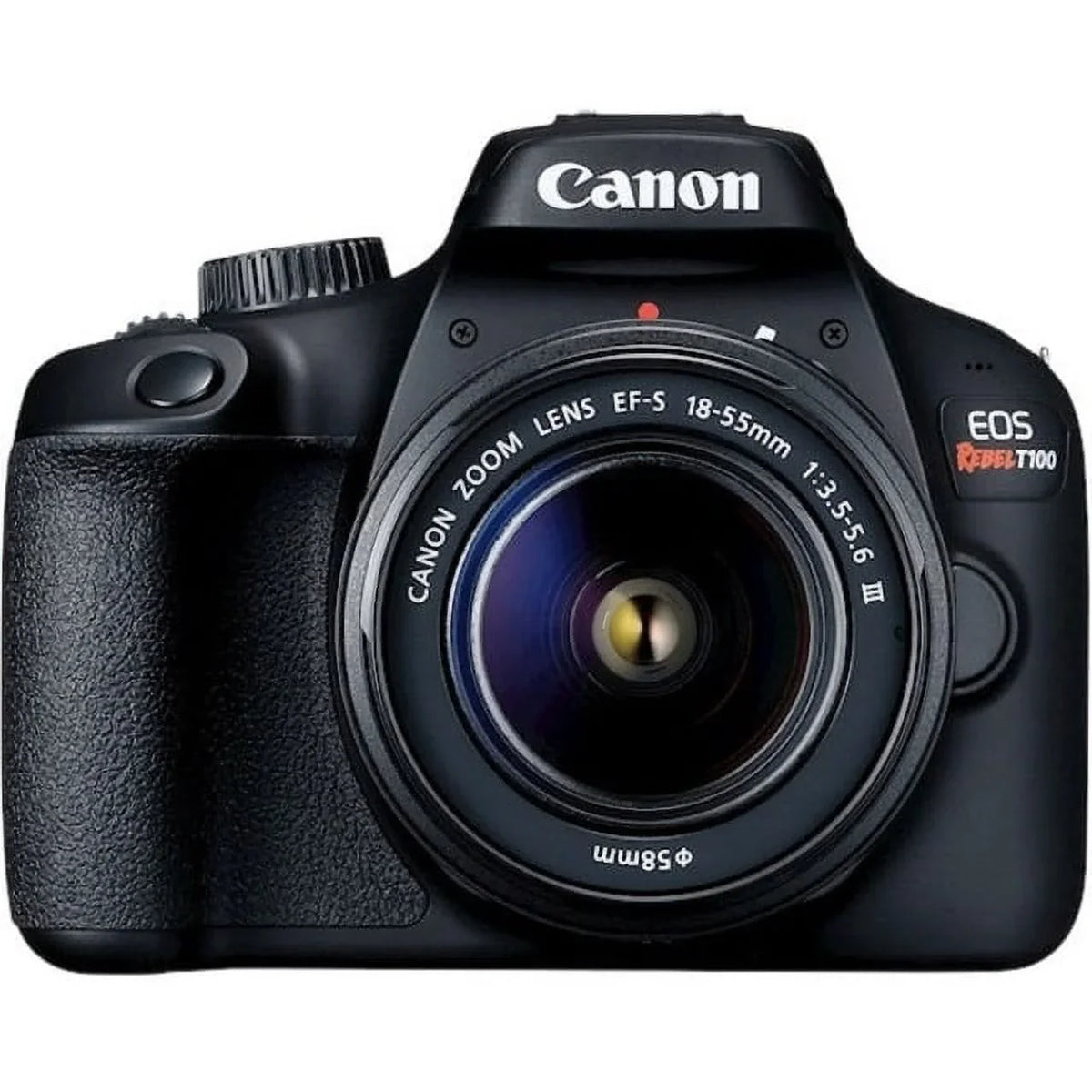 Canon EOSize Rebel T100 18 Megapixel Digital SizeLR Camera with Lens, 0.71", 2.17", Black